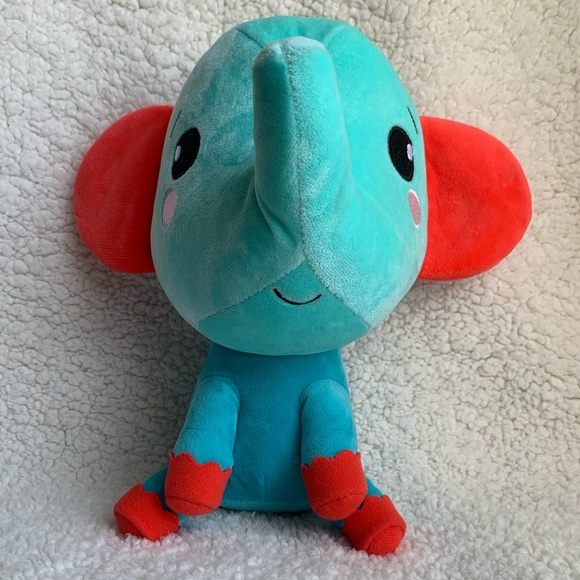 Fisher Price 9 inch Big Head Elephant Plush Stuffed Animal Toy - Picture 2 of 7